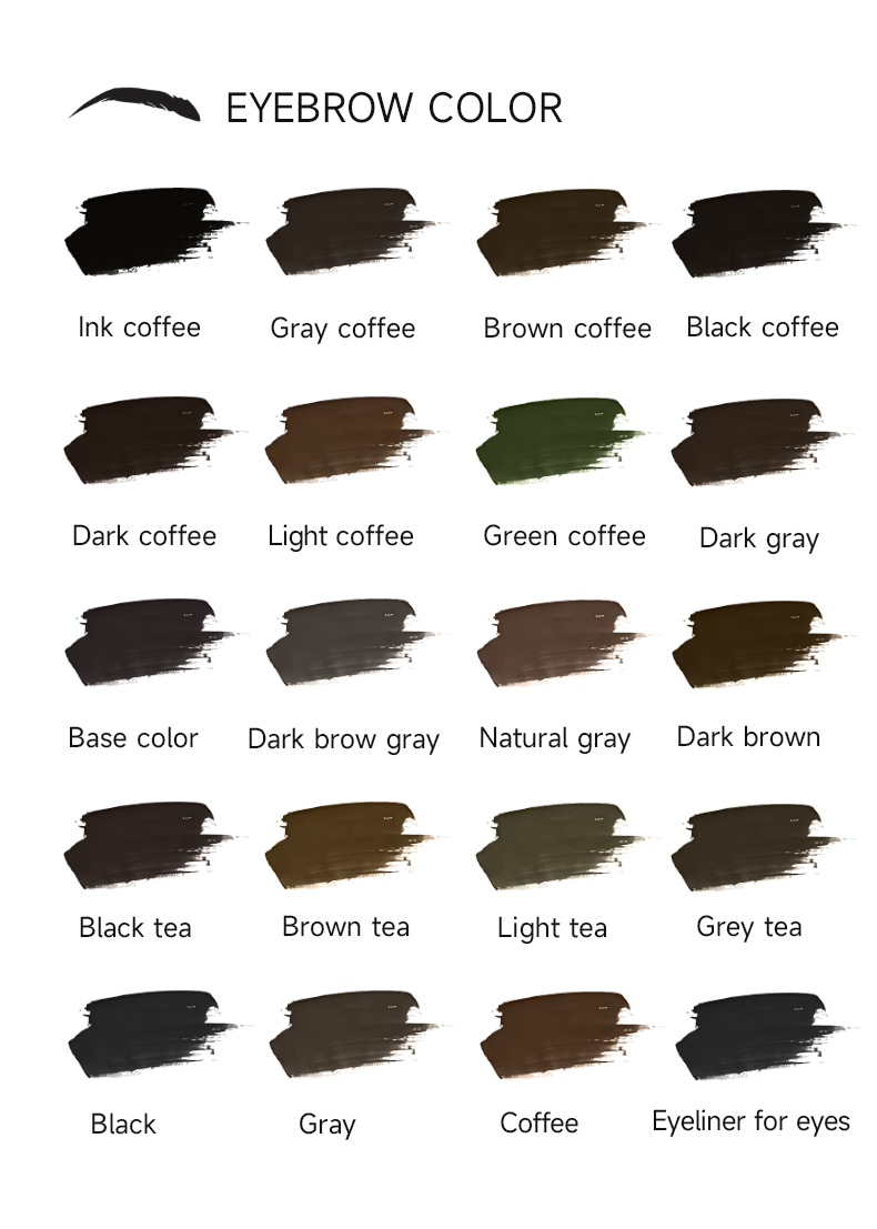 SharkReturn Tattoo Eyebrow Ink Plant Pigment Tatuaje de tatuaje Sharkreturn Pigmento de planta de tinta