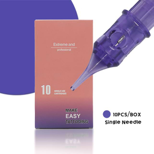 Tiburón de retorno 3 cartuchos de agujas de tatuaje de revestimiento redondo