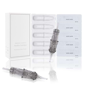 Juego de agujas de tatuaje desechable estéril (gris, tamaño 3)