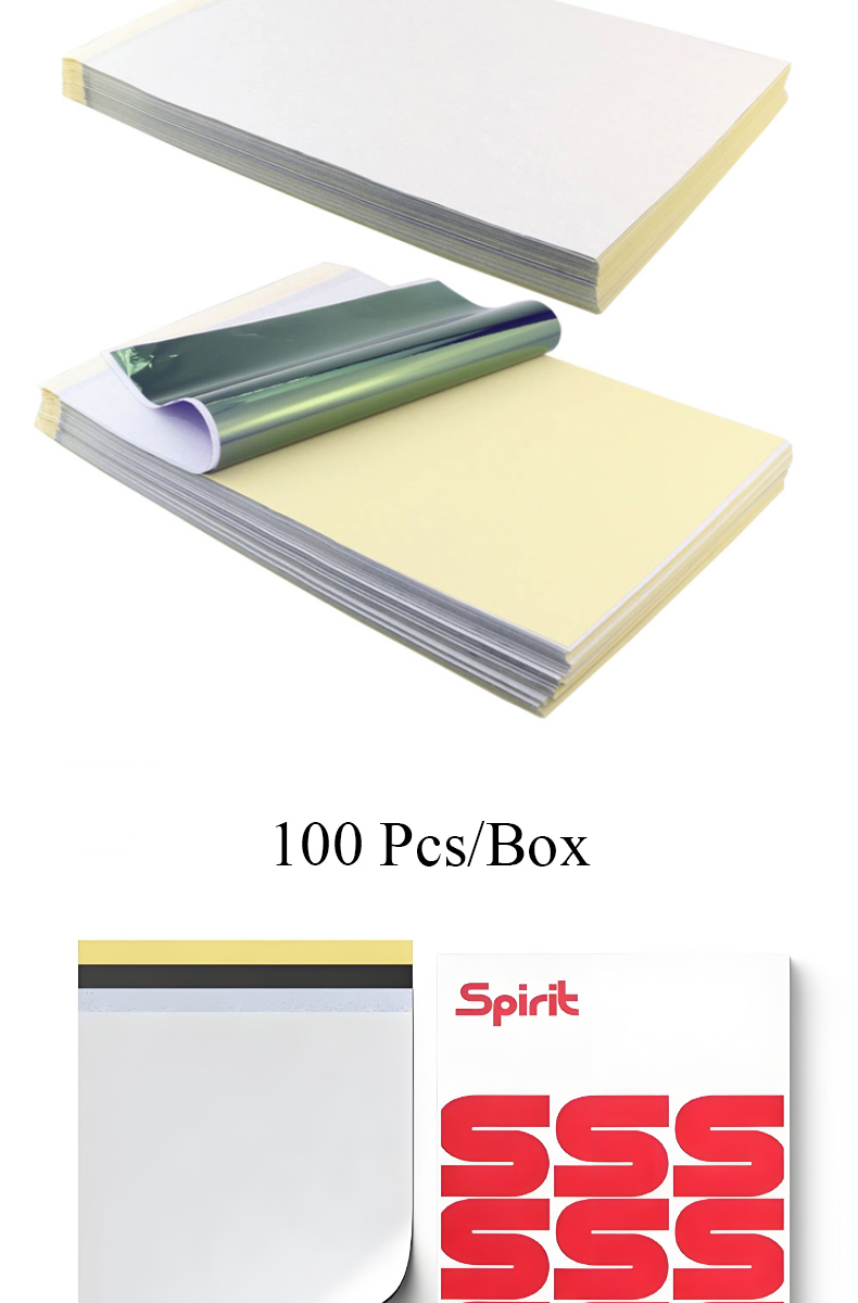 Papel de transferencia de tatuaje t&eacute;rmico desechable A4